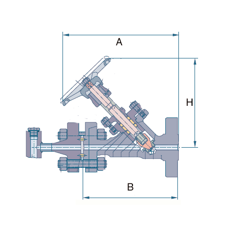 KLINGER Ventiler DVK  structure layout 1