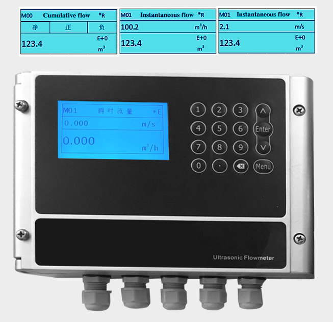 Ultrasonic Flowmeter for cumulative, Instantaneous meter 2